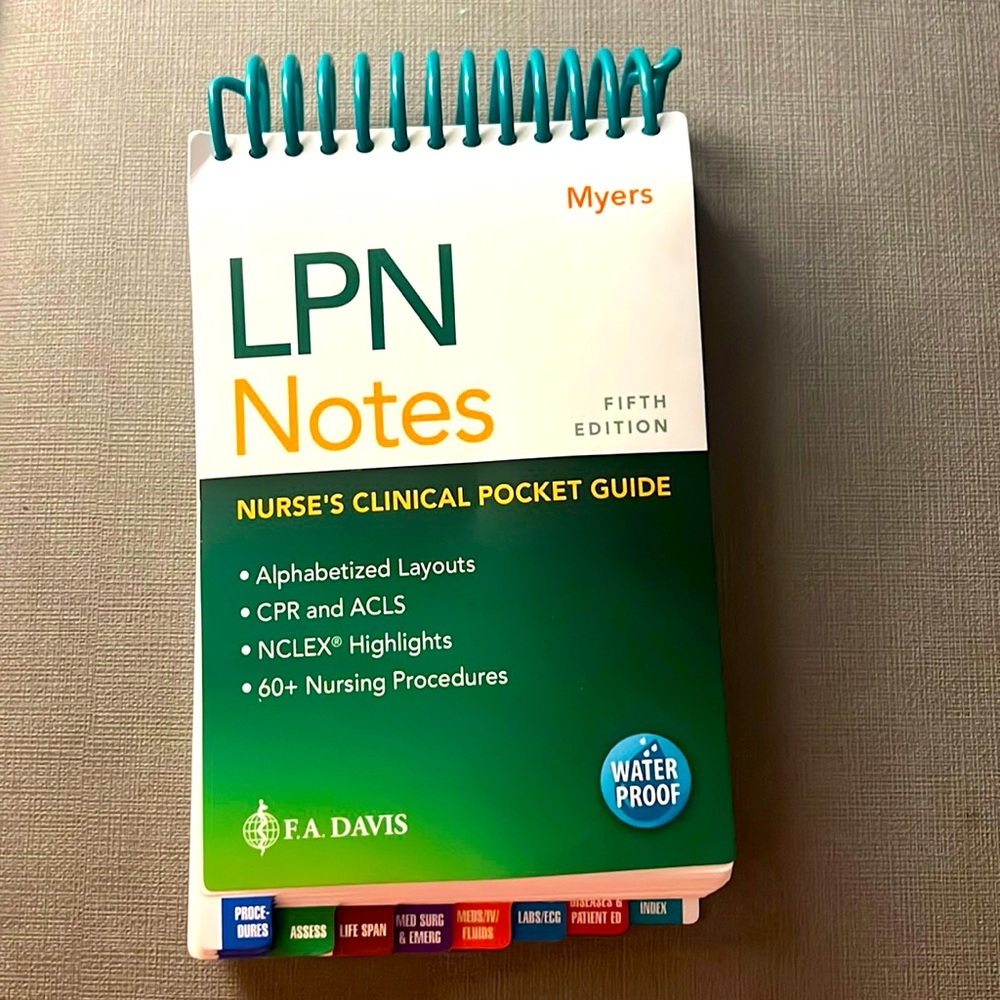 LPN Notes Clinical Pocket Guide 5th Edition